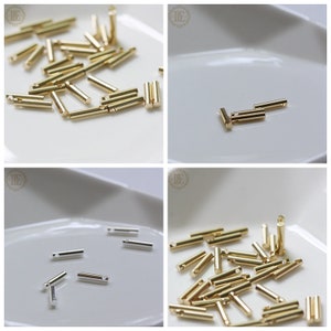 Solid Brass / Round Bar / Charm (C4223)