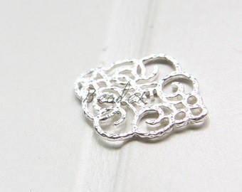 One Piece / Textured Link / Fancy Filigree / Real Silver
