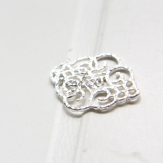One Piece / Textured Link / Fancy Filigree / Real Silver