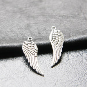 20pcs / Wing / Oxidized Silver / Charms / 31x9mm  (YA1262//A259)