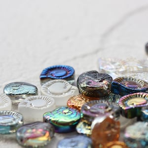 20 Piezas Cristal / Cristal de Cristal / Caracol / Cuentas 12mm (G337)