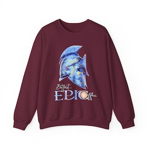 Odysseus Greek Mythology Sweatshirt, Theater Lover Gift, Classic Literature Jumper, Homer Odyssey, Coffee Lover, Epic Sagas Crewneck