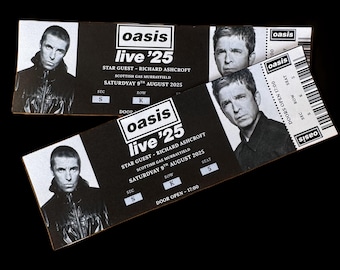 Oasis Ticket Souvenir