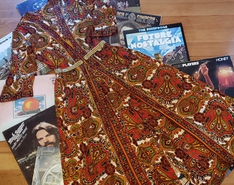 gold sequin jumpsuit 70s