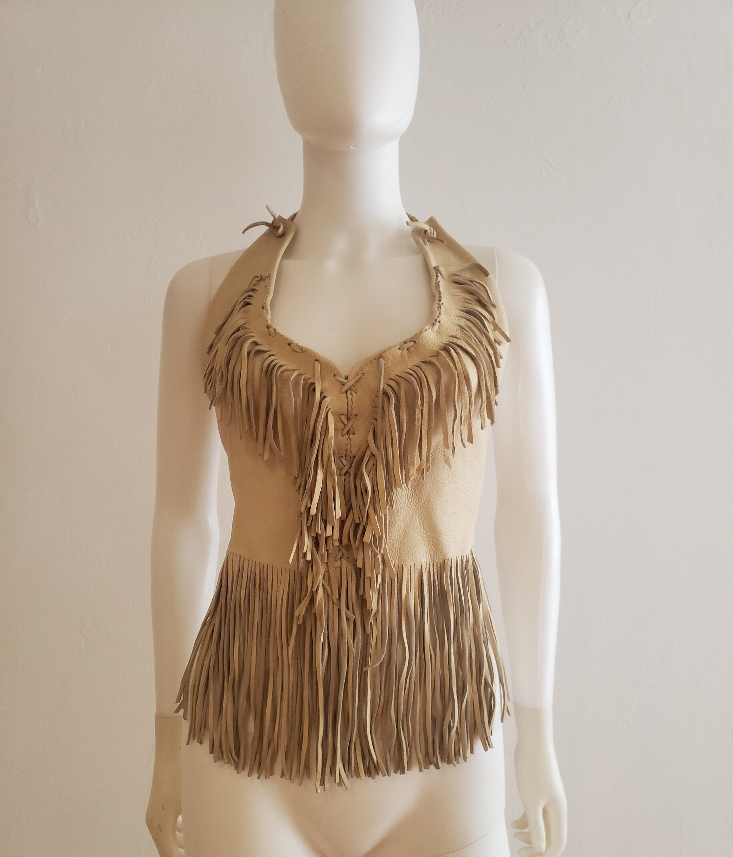 Brown hooded halter top, backless top, wrap crop top, gypsy topyoga top,  festival clothing, burning man, medieval clothes, summer halter top