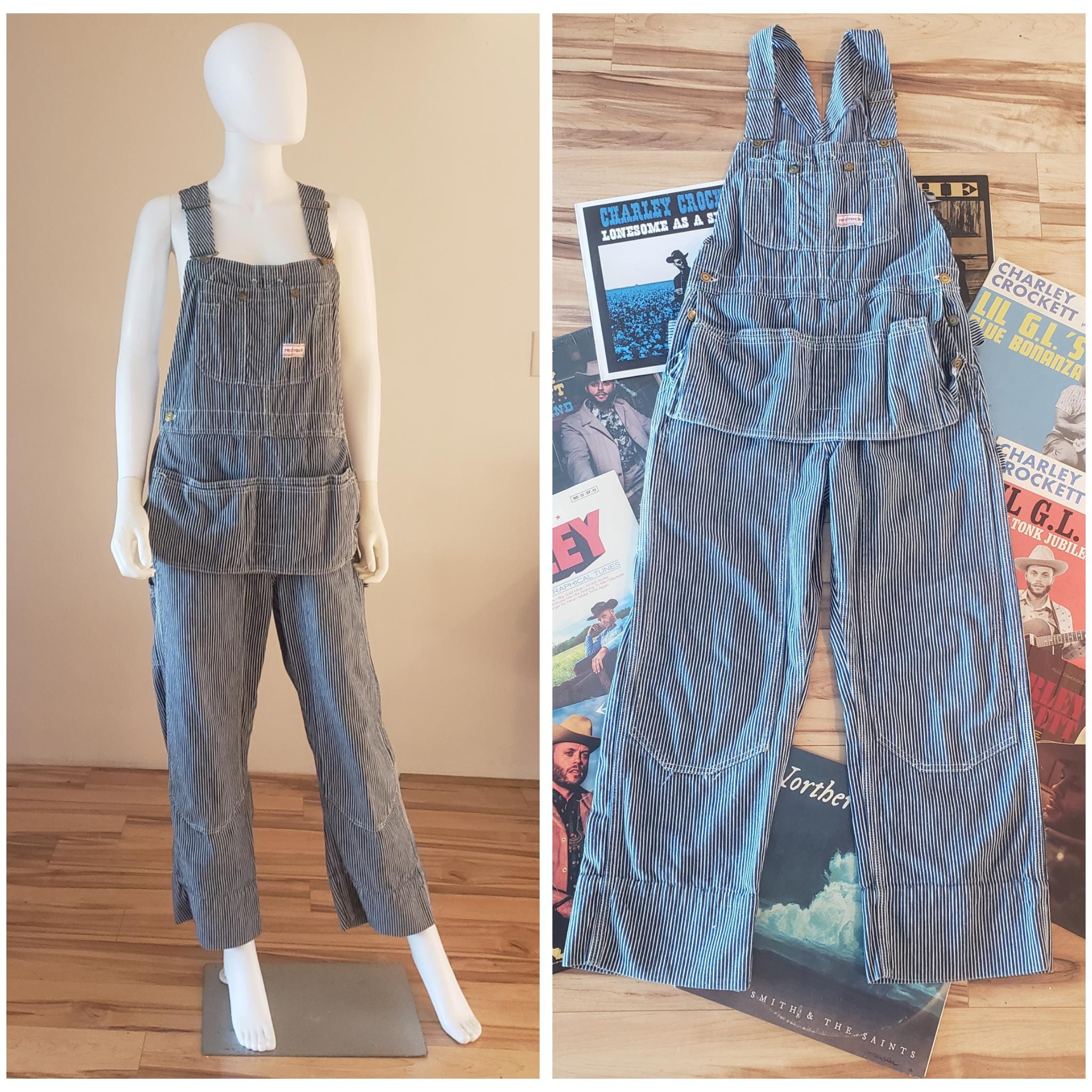 80's BIG SMITH hickory overalls オーバーオール 80's BIG SMITH hickory overalls オーバーオール Men's Big