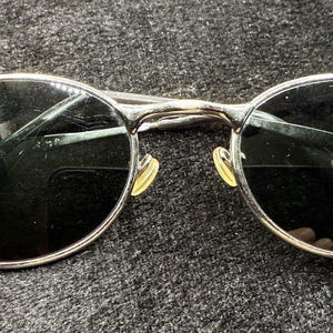 Vintage B&L Ray-Ban W2839 PRAS Oval Sunglasses BL Etched Lenses Made In USA image 1