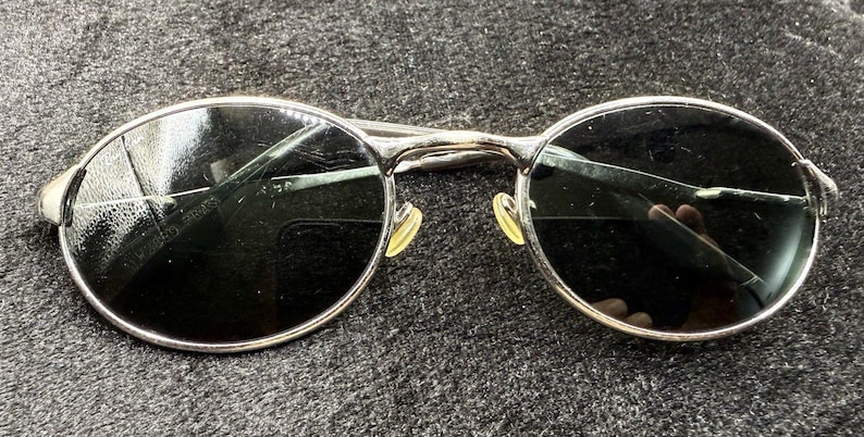 Vintage B&L Ray-Ban W2839 PRAS Oval Sunglasses BL Etched Lenses Made In USA image 1