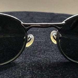 Vintage B&L Ray-Ban W2839 PRAS Oval Sunglasses BL Etched Lenses Made In USA image 6