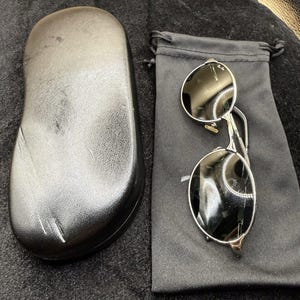 Vintage B&L Ray-Ban W2839 PRAS Oval Sunglasses BL Etched Lenses Made In USA image 10