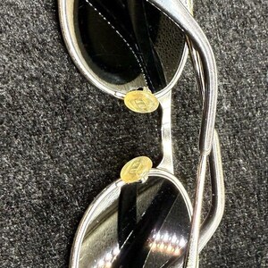 Vintage B&L Ray-Ban W2839 PRAS Oval Sunglasses BL Etched Lenses Made In USA image 2
