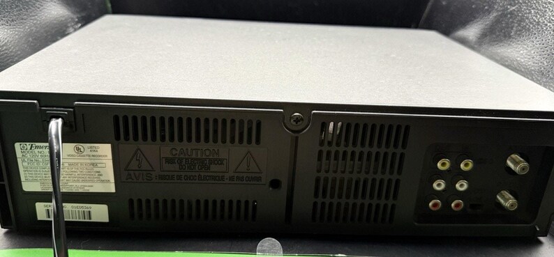 Emerson EV727 VCR 4‑Head Hi‑Fi Stereo NEW No Box Plastic On Front + Remote image 8