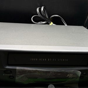 Emerson EV727 VCR 4‑Head Hi‑Fi Stereo NEW No Box Plastic On Front + Remote image 1