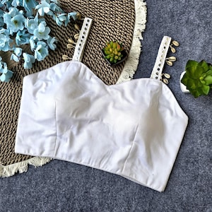 Readymade Designer Sari Blouse: Embellished Modern Style