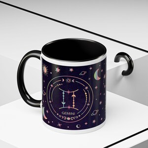 Gemini Zodiac Mug  Astrology Coffee Cup, Horoscope Gift