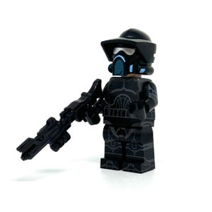 Clone Shadow Black ARF Trooper Minifigure Star Wars Clone Trooper Custom Minifigure