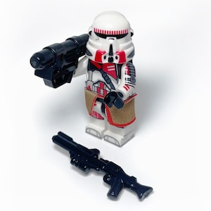 Coruscant Guard Airborne Trooper Custom Star Wars Minifigure Paratrooper Clone Trooper