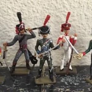 French Lead Toy Soldiers s/9