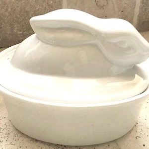 French Porcelain Terrine de Pate s/2