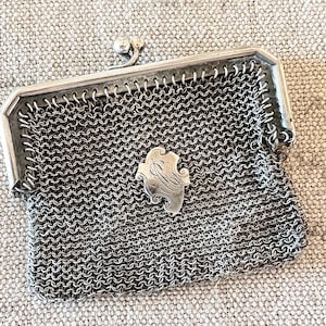 Antique Silver Coin Purse Monogrammed R C - Etsy Canada