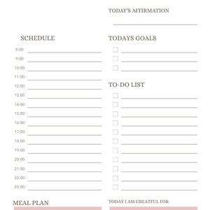 Planner productive digital organised