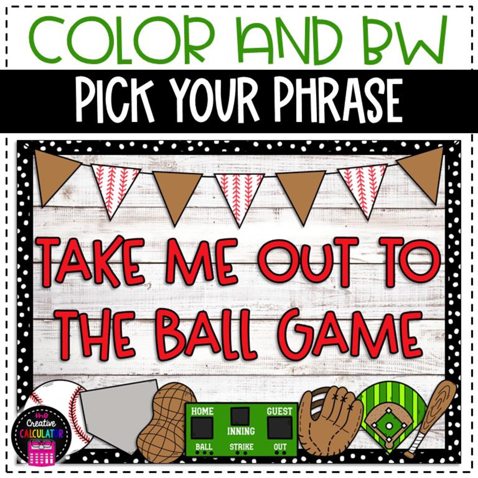 Baseball Bulletin Board or Door Decor - Classroom Decor - Sports ...