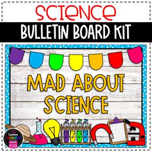 Science Bulletin Board or Door Decor - Back to School Bulletin Board - Classroom Decor