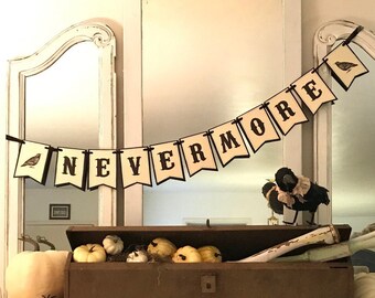 Halloween NEVERMORE Banner | The Raven