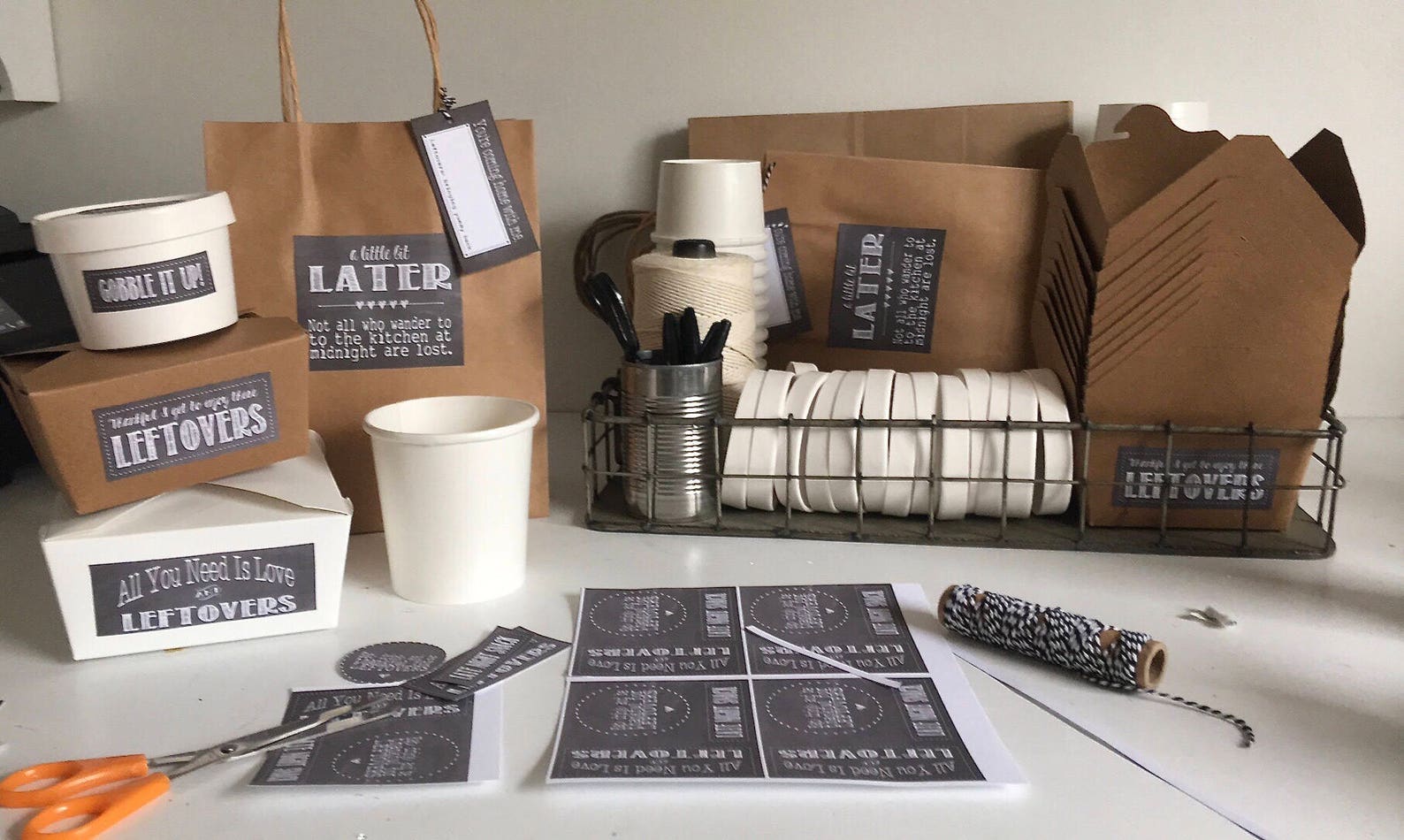 Leftover Sticker PRINTABLE Leftovers Tags, Labels and Sign, Instant Download ...