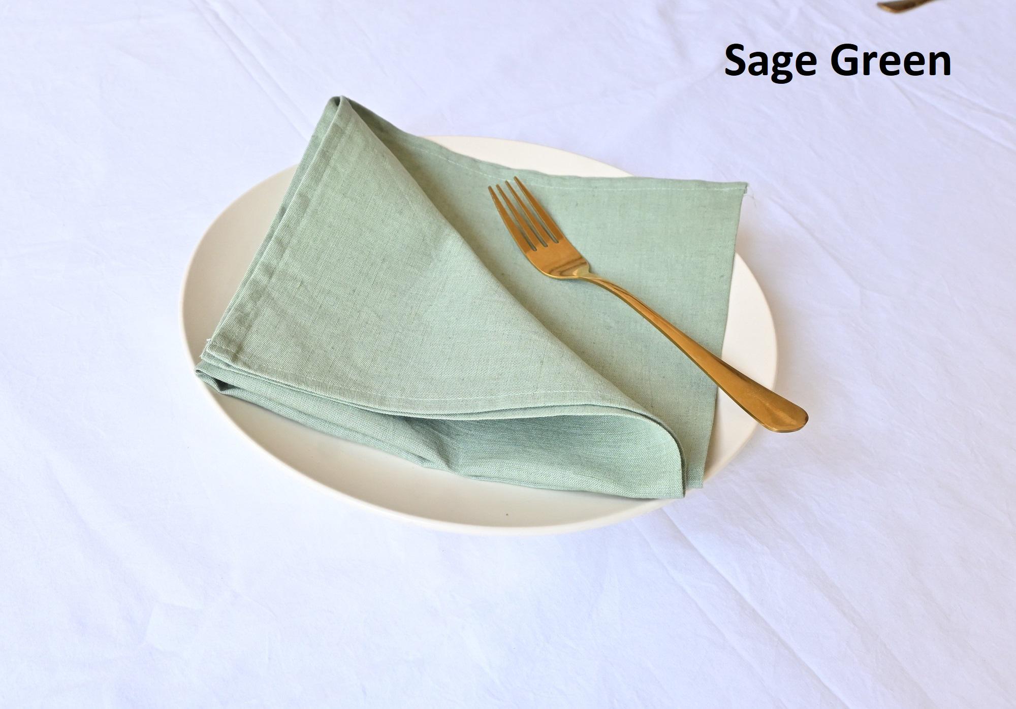 Tovagliolo di stoffa da tavola. Verde inglese - Acquista online - MYDRAP