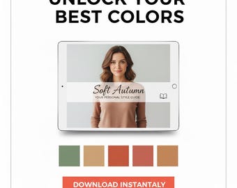 Mega Pack de Estilo y Belleza Suave para Otoño: Paleta de Colores + Maquillaje + Guía Completa de Temporada
