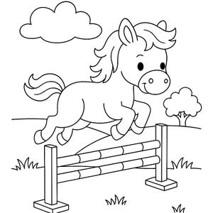 Horse Coloring Page