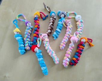 Glückswürmchen Sorgenwürmchen Taschenanhänger Glücksbringer