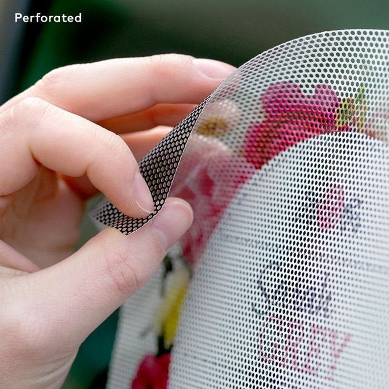 Custom Window SEETHRU Perforated Vinyl Sign Graphic Window Etsy