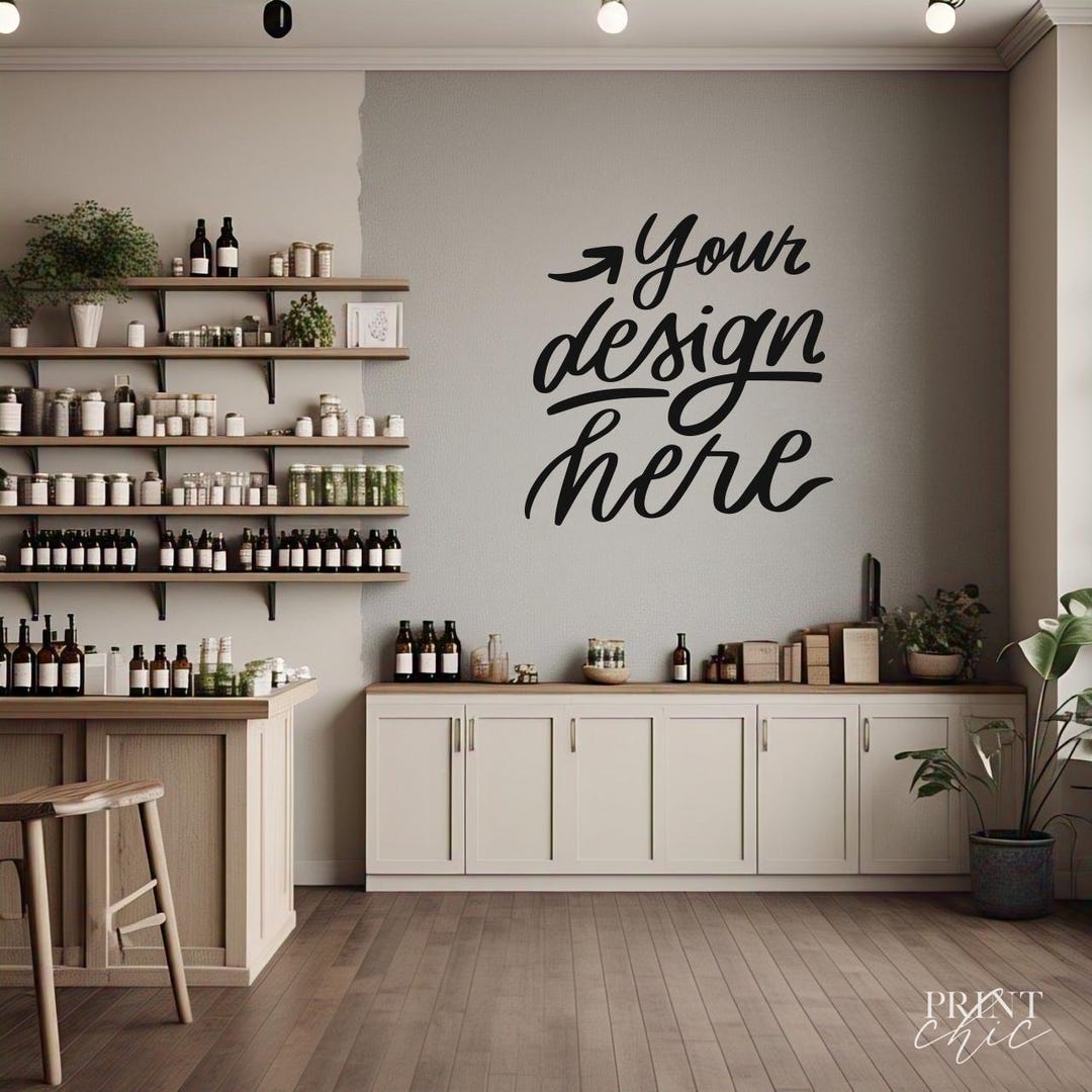 Custom Logo Wall Decal: Die Cut Vinyl Sticker, Safe for Walls - Etsy