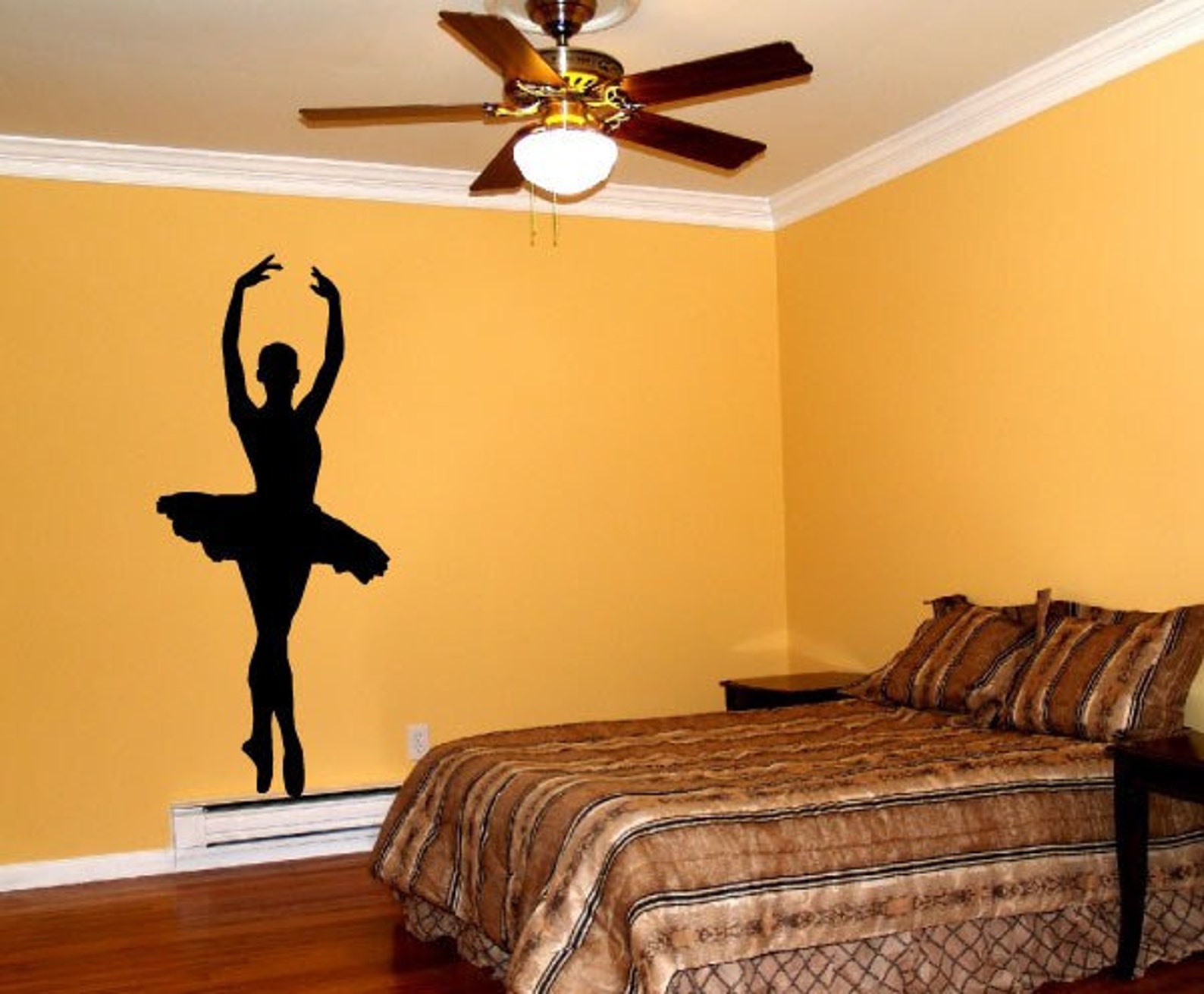 free shipping ballet dancer releve wall decal custom size and color