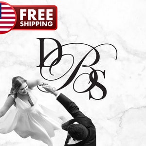 Custom Wedding Dance Floor Decal ~ Removable ~ Personalized ~ Wedding Monogram ~ Custom Size and Color~ Free Shipping USA