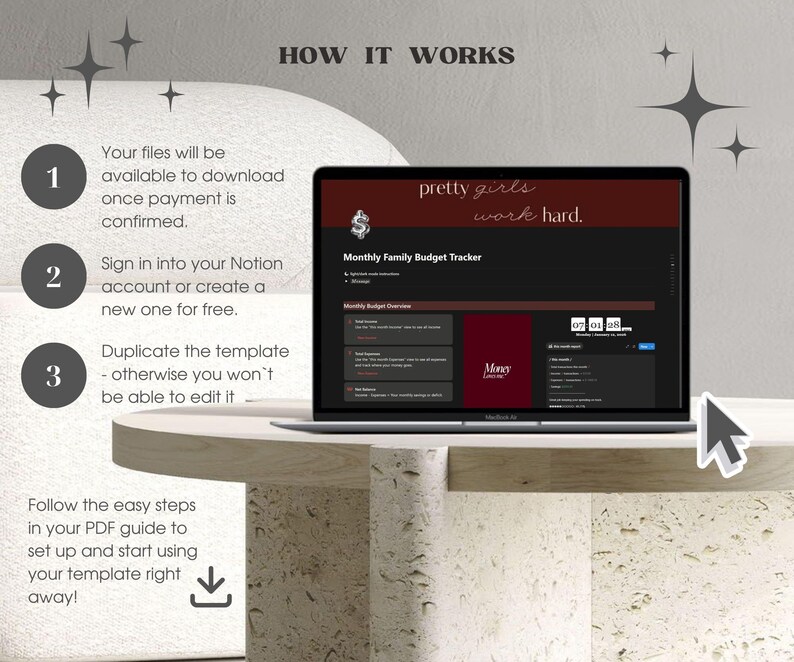 Personal Budget Tracker Notion Template ADHD Family Expense Tracker ...