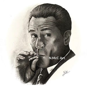 Robert De Niro-tekening (afdruk)