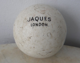 JACK CARPET BALL Jacques London English Victorian White Boule Sports Bowling Boule 1850-1900