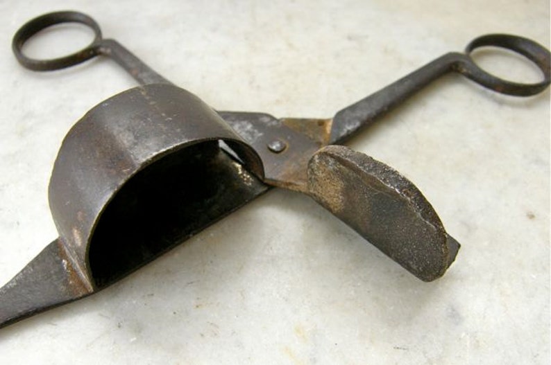 Sale Antique CANDLE SNUFFER Steel Scissor Type 1800's 7 Etsy