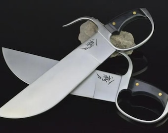 Damascus Steel Wing Chun Butterfly Swords: Hand-Forged Martial Arts Practice