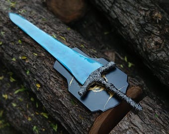 40" Handmade Dark Moon Sword – Fantasy Viking Sword | High Carbon Steel Blade | Custom Engraved Medieval Sword | Unique Men Gift for Him,Her