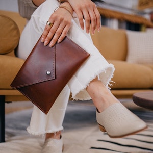 Personalized Clutch For Women, Stylish Handbag, High Quality Leather Purse
