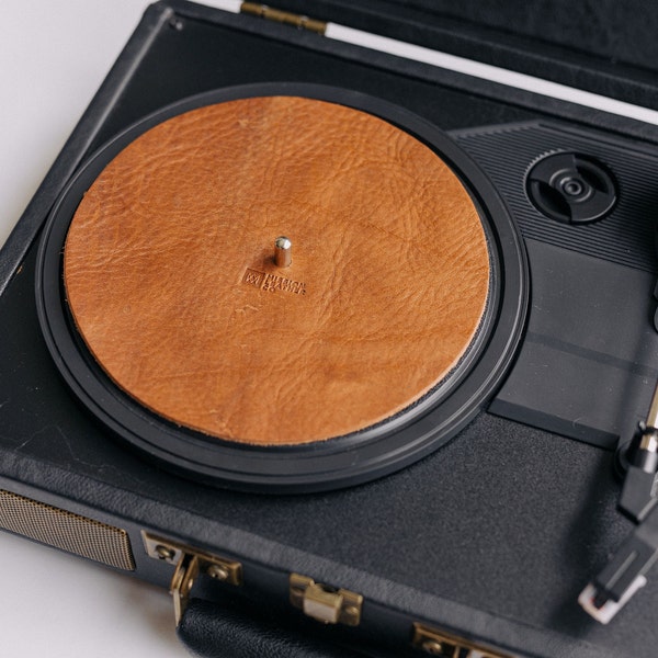 Leather Turntable Slip Mat Etsy