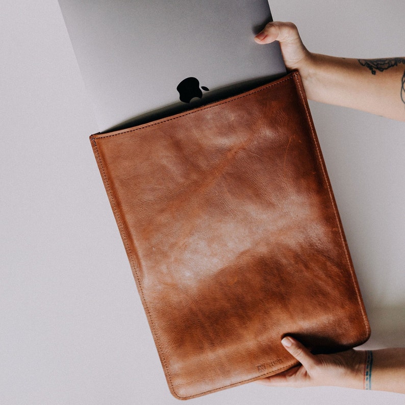 Custom Leather MacBook Case Etsy