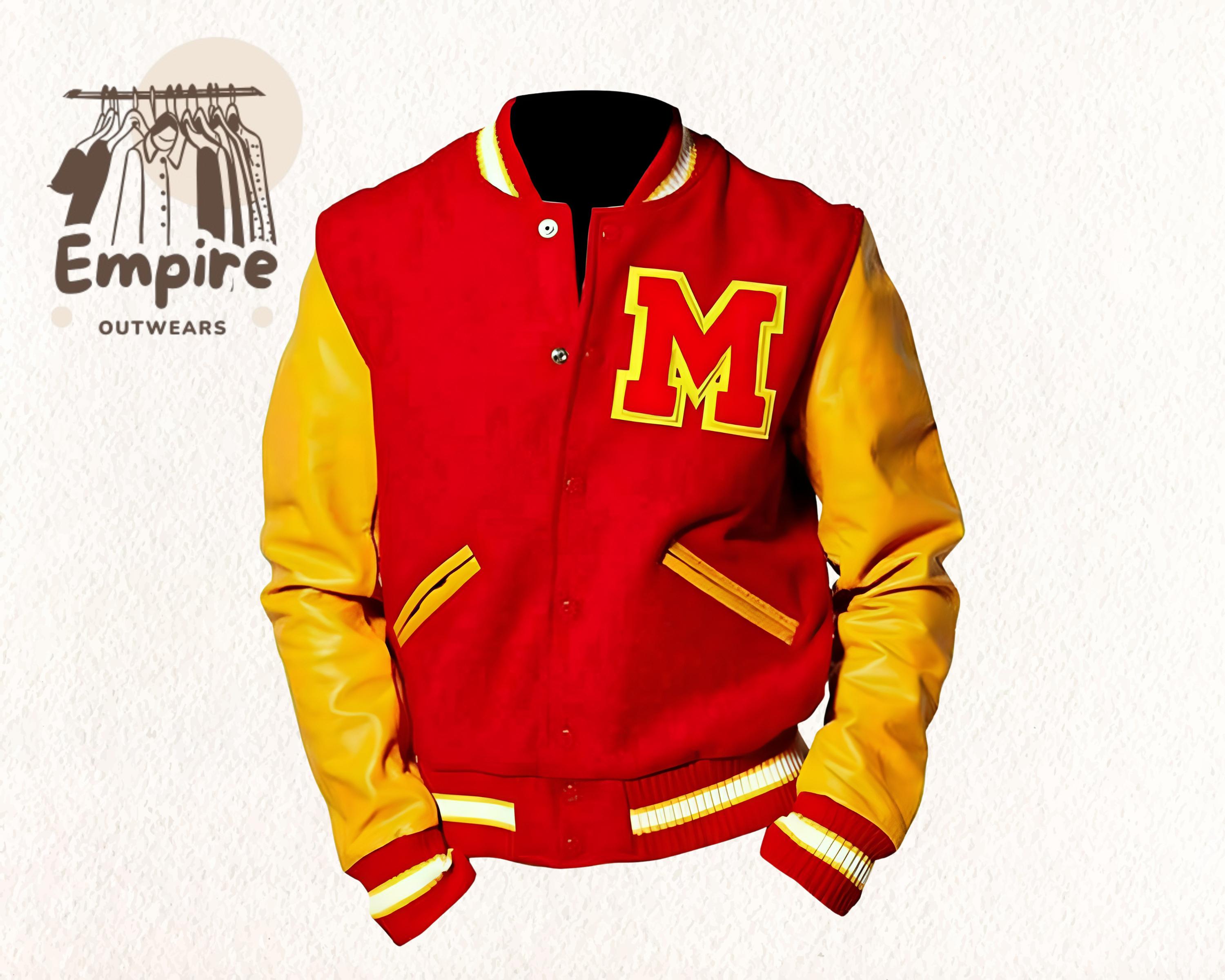 Ultimate Michael Jackson Thriller Jacket – Red Wool Varsity Bomber