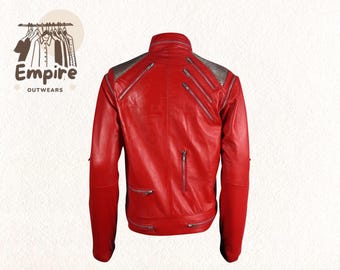 ZM ATTIRE MJ Beat it Cordura/Faux/Real Jacket Thrilled Concert Cosplay