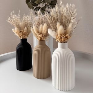 Small vase for dried flowers - Pampas grass | minimalist decorative vase | Christmas decoration | gift idea | table & living room decoration