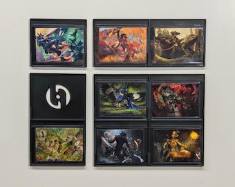 Horizontal Toploader Trading Card Wall Display